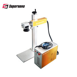 China máquina inoxidable del grabado en acero de la mini de la fibra 20W del laser máquina portátil de la marca proveedor