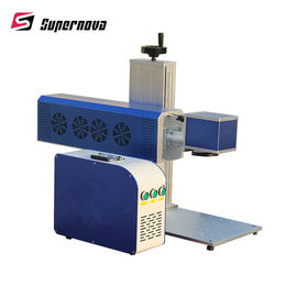 China Máquina de escritorio de la marca del laser del CO2 30W para el plástico de cuero de los vaqueros proveedor