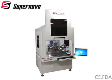China Máquina de grabado portátil del laser de la mesa para la placa de identificación de la etiqueta del metal proveedor